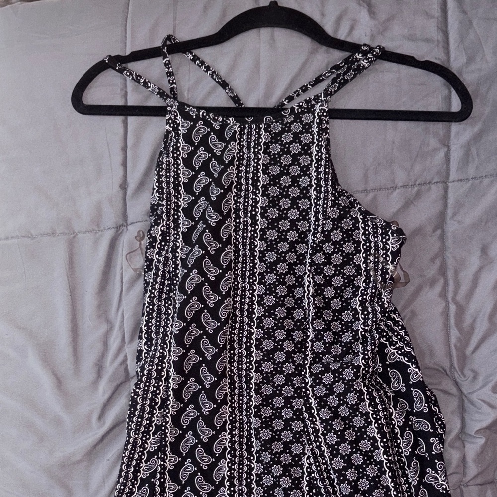 Mudd Black and White Floral Dress